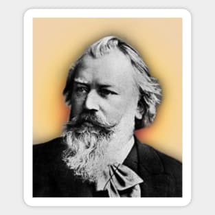 Johannes Brahms Portrait | Johannes Brahms Artwork 2 Magnet